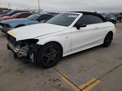 Salvage cars for sale at Grand Prairie, TX auction: 2017 Mercedes-Benz C 43 4matic AMG