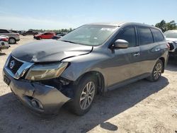 Salvage cars for sale from Copart Houston, TX: 2015 Nissan Pathfinder S