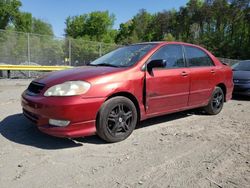 Salvage cars for sale at Waldorf, MD auction: 2004 Toyota Corolla CE