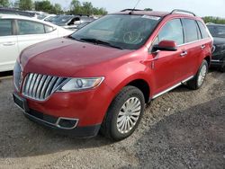 Salvage cars for sale at Cahokia Heights, IL auction: 2012 Lincoln MKX