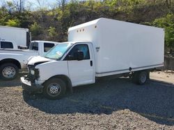 Salvage trucks for sale at West Mifflin, PA auction: 2016 GMC Savana Cutaway G3500