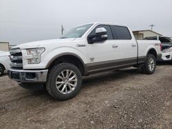 Salvage cars for sale from Copart Temple, TX: 2015 Ford F150 Supercrew