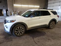 Salvage cars for sale from Copart Angola, NY: 2020 Ford Explorer ST