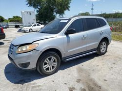 Salvage cars for sale from Copart Orlando, FL: 2010 Hyundai Santa FE GLS