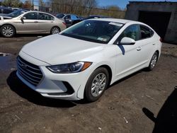 Salvage cars for sale at New Britain, CT auction: 2017 Hyundai Elantra SE