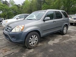 Salvage cars for sale at Austell, GA auction: 2006 Honda CR-V EX