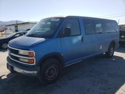 Salvage trucks for sale at Sun Valley, CA auction: 2001 Chevrolet Express G3500