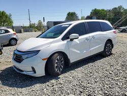 Salvage cars for sale at Mebane, NC auction: 2024 Honda Odyssey EXL