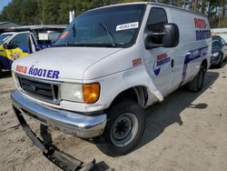 Ford salvage cars for sale: 2004 Ford Econoline E350 Super Duty Van