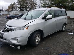 Salvage cars for sale at New Britain, CT auction: 2016 Nissan Quest S