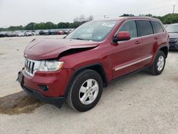 Salvage cars for sale at San Antonio, TX auction: 2012 Jeep Grand Cherokee Laredo