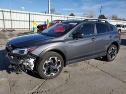 Salvage cars for sale at Littleton, CO auction: 2021 Subaru Crosstrek Limited