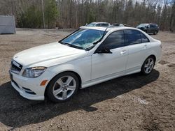 Salvage cars for sale from Copart Ontario Auction, ON: 2011 Mercedes-Benz C 300 4matic