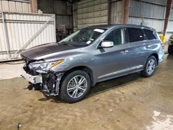 Salvage cars for sale at Greenwell Springs, LA auction: 2020 Infiniti QX60 Luxe