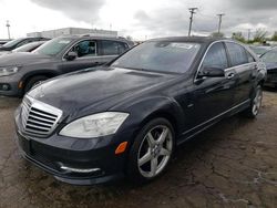 Mercedes-Benz s-Class salvage cars for sale: 2012 Mercedes-Benz S 550 4matic