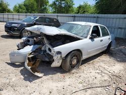 Salvage cars for sale from Copart Midway, FL: 2010 Ford Crown Victoria Police Interceptor