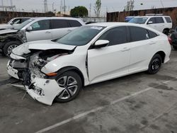 Salvage cars for sale at Wilmington, CA auction: 2018 Honda Civic LX