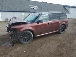 Salvage cars for sale from Copart Davison, MI: 2016 Ford Flex Limited