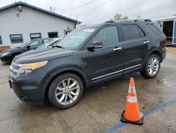 Salvage cars for sale at Pekin, IL auction: 2014 Ford Explorer XLT