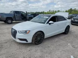 Salvage cars for sale from Copart Houston, TX: 2015 Audi A3 Premium Plus