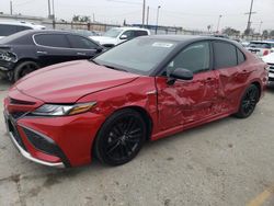 Salvage cars for sale from Copart Los Angeles, CA: 2021 Toyota Camry XSE