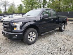 Salvage cars for sale at Waldorf, MD auction: 2016 Ford F150 Super Cab