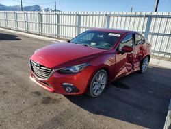 Mazda 3 Grand Touring salvage cars for sale: 2016 Mazda 3 Grand Touring