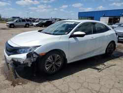 Salvage cars for sale at Woodhaven, MI auction: 2018 Honda Civic EX