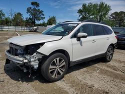 Salvage cars for sale from Copart Hampton, VA: 2018 Subaru Outback 2.5I Limited