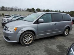 Salvage cars for sale from Copart Exeter, RI: 2016 Dodge Grand Caravan SXT