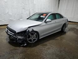 Salvage cars for sale at Windsor, NJ auction: 2015 Mercedes-Benz C 300 4matic