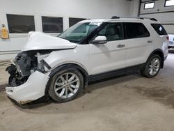 Salvage cars for sale from Copart Blaine, MN: 2015 Ford Explorer Limited