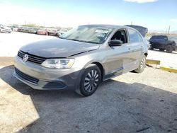 Salvage cars for sale from Copart Tucson, AZ: 2012 Volkswagen Jetta Base