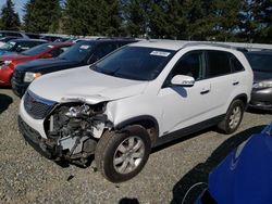 Salvage cars for sale at Graham, WA auction: 2013 KIA Sorento LX