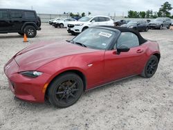 Salvage cars for sale at Houston, TX auction: 2019 Mazda MX-5 Miata Sport