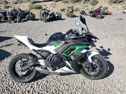 Salvage motorcycles for sale at Reno, NV auction: 2022 Kawasaki EX650 N