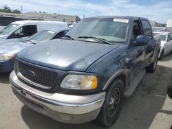 Salvage cars for sale at Martinez, CA auction: 2002 Ford F150 Supercrew