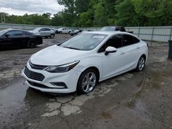 Chevrolet Cruze Vehiculos salvage en venta: 2018 Chevrolet Cruze Premier