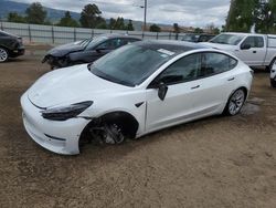 Salvage cars for sale at San Martin, CA auction: 2022 Tesla Model 3