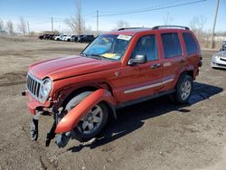 Salvage cars for sale from Copart Montreal Est, QC: 2005 Jeep Liberty Limited