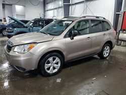 Salvage cars for sale at Ham Lake, MN auction: 2015 Subaru Forester 2.5I Premium