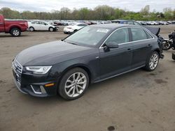 Salvage cars for sale from Copart New Britain, CT: 2019 Audi A4 Premium Plus