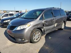 Toyota salvage cars for sale: 2013 Toyota Sienna XLE