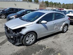 Salvage cars for sale at Exeter, RI auction: 2018 KIA Forte LX