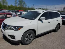Salvage cars for sale from Copart Bridgeton, MO: 2017 Nissan Pathfinder S