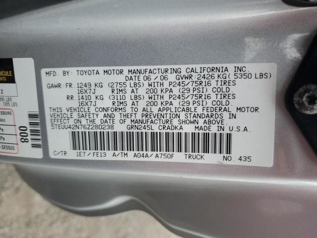 2006 Toyota Tacoma Access Cab