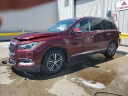 Salvage cars for sale at New Orleans, LA auction: 2019 Infiniti QX60 Luxe