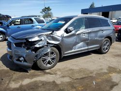 Salvage cars for sale at Woodhaven, MI auction: 2018 Infiniti QX60