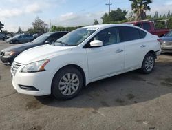 Salvage cars for sale from Copart San Martin, CA: 2015 Nissan Sentra S
