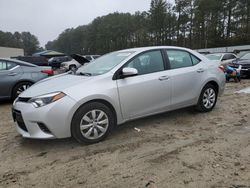 Salvage cars for sale at Seaford, DE auction: 2016 Toyota Corolla L
